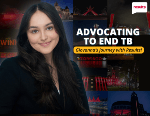 headshot of giovanna with the title of the article